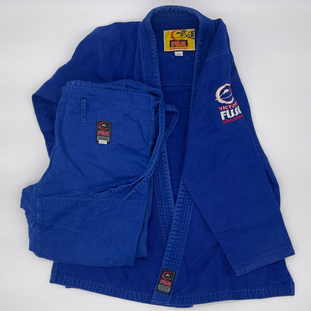 Blue Men's Judo Gi - Blue Martial Arts Uniform